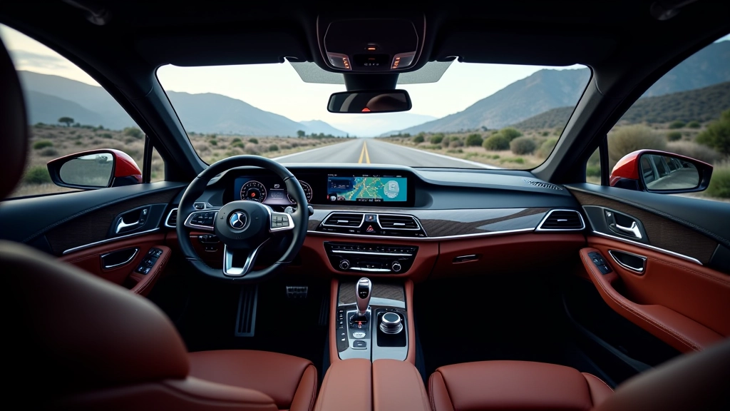 Automobilio interjeras su modernia technologija